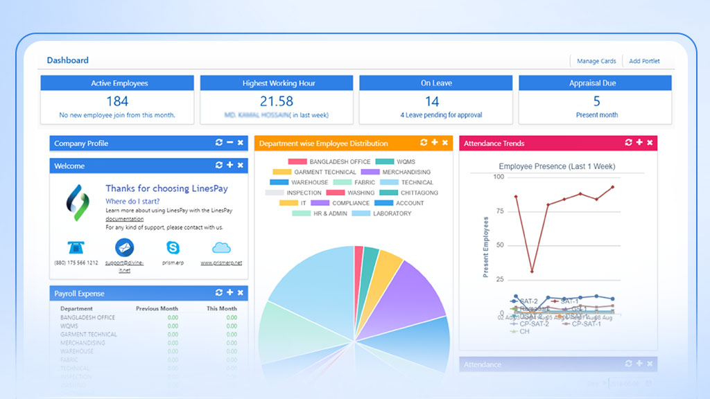 HR and payroll software LinesPay