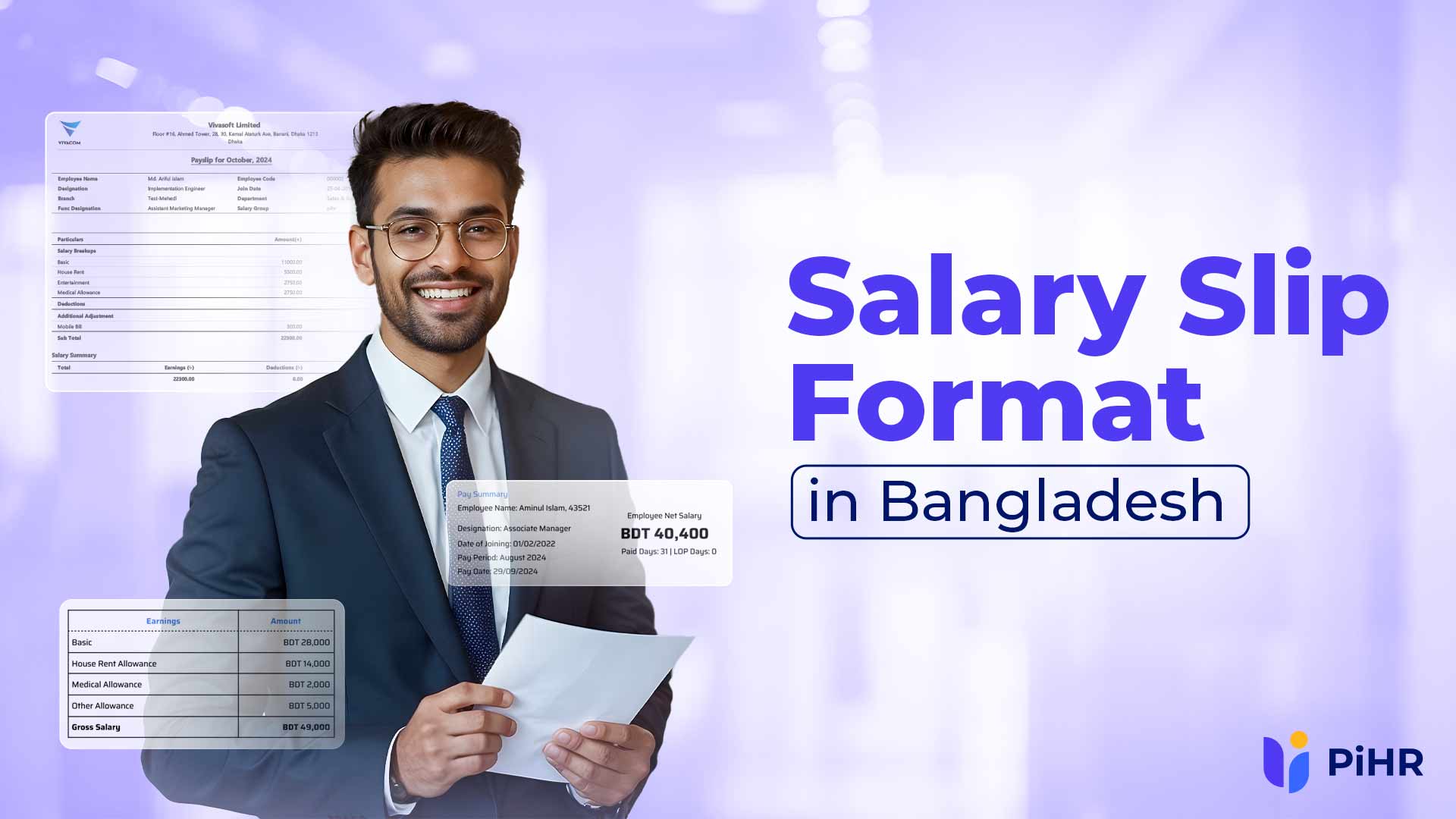 Salary Slip Format in Bangladesh